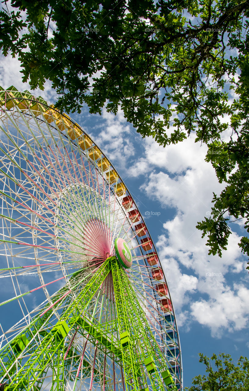 Big wheel. Santiago de Compostela.