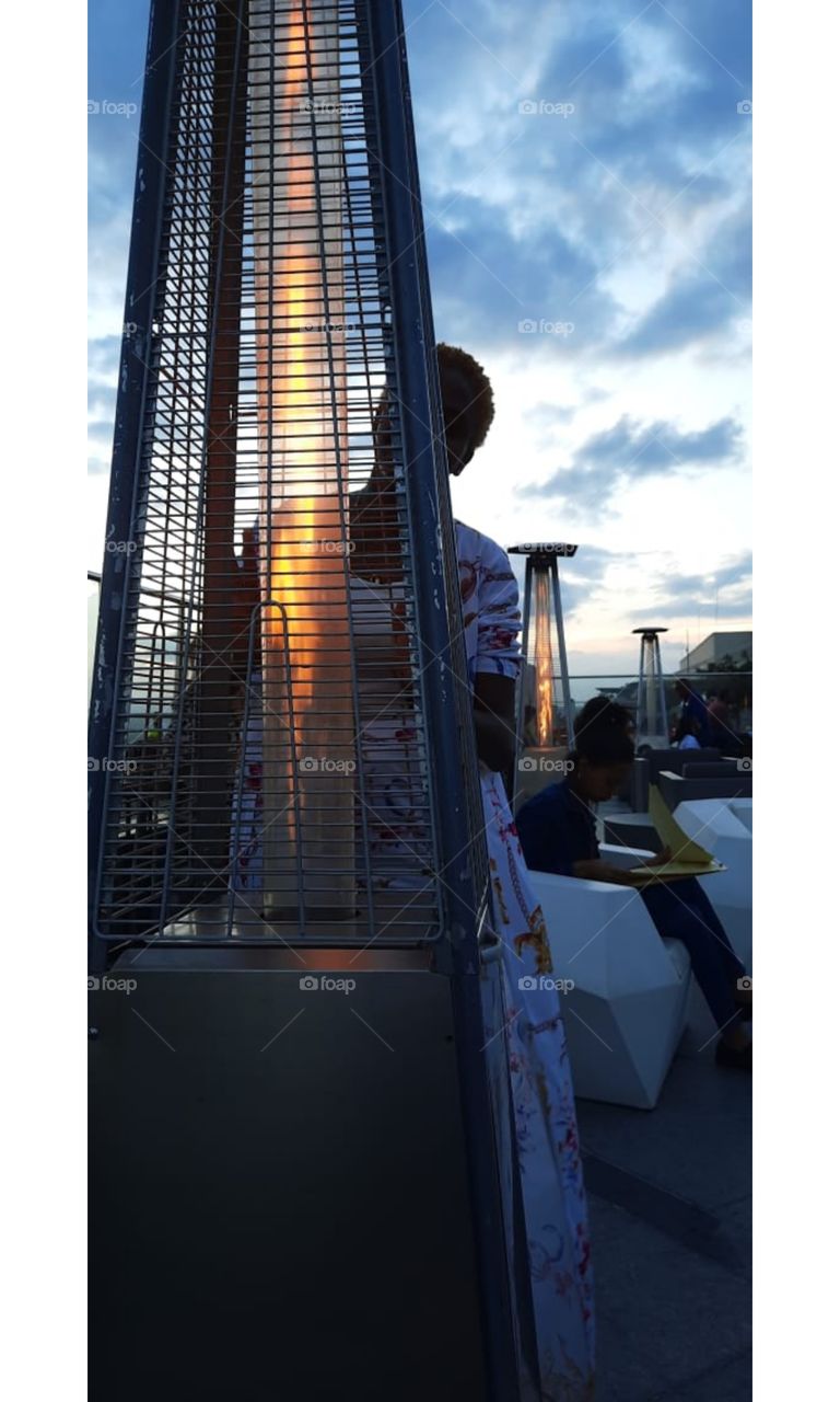 when it starts getting cold find some heat.