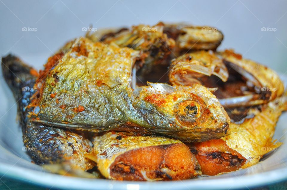 savory fried fish