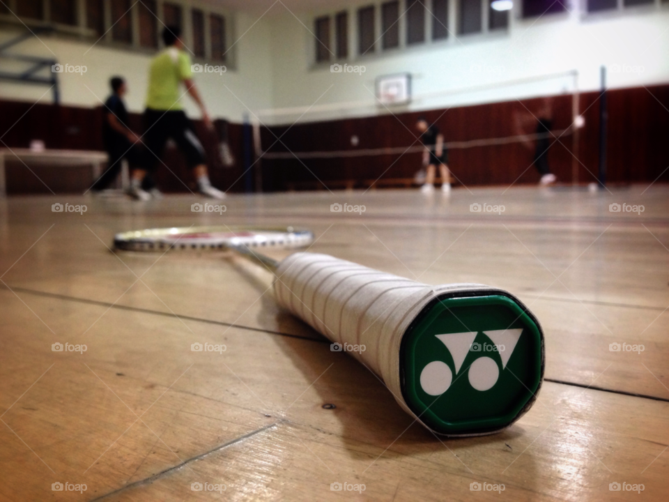 sport equipment yonex badminton racket by robinseet