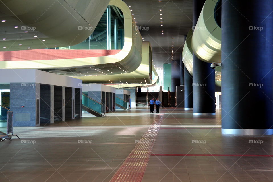 people waiting in the station