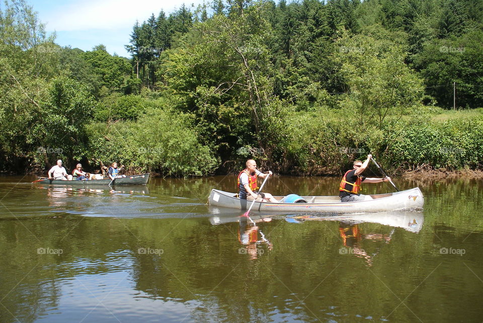Kayaking on the River Wye