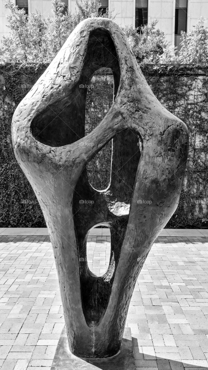 Black and White Sculpture