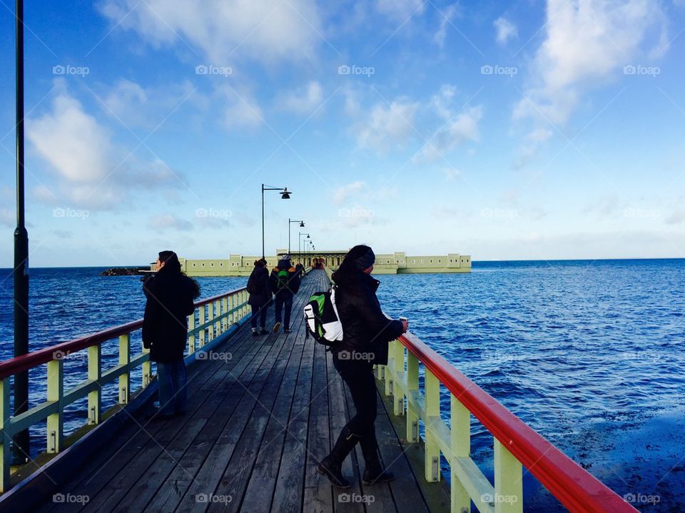 A Bathouse and a lovely Pier