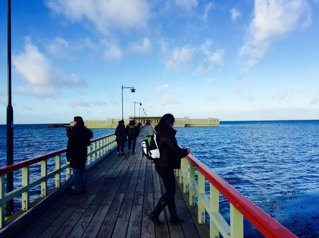 A Bathouse and a lovely Pier