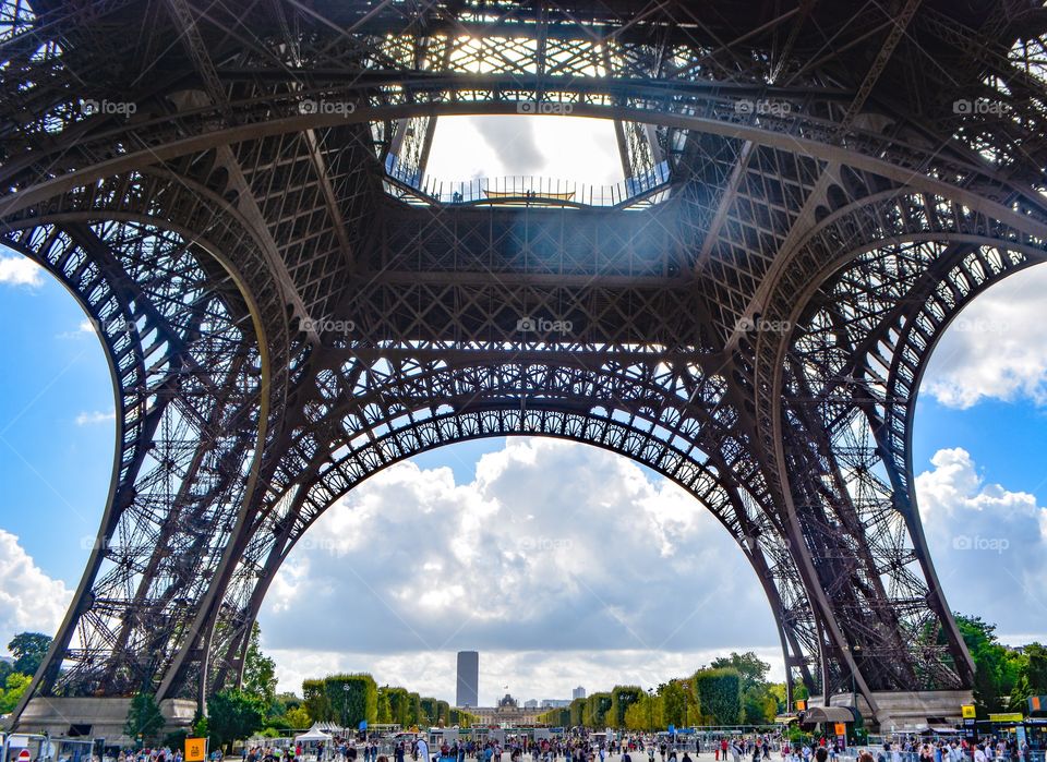 inside eiffel tower