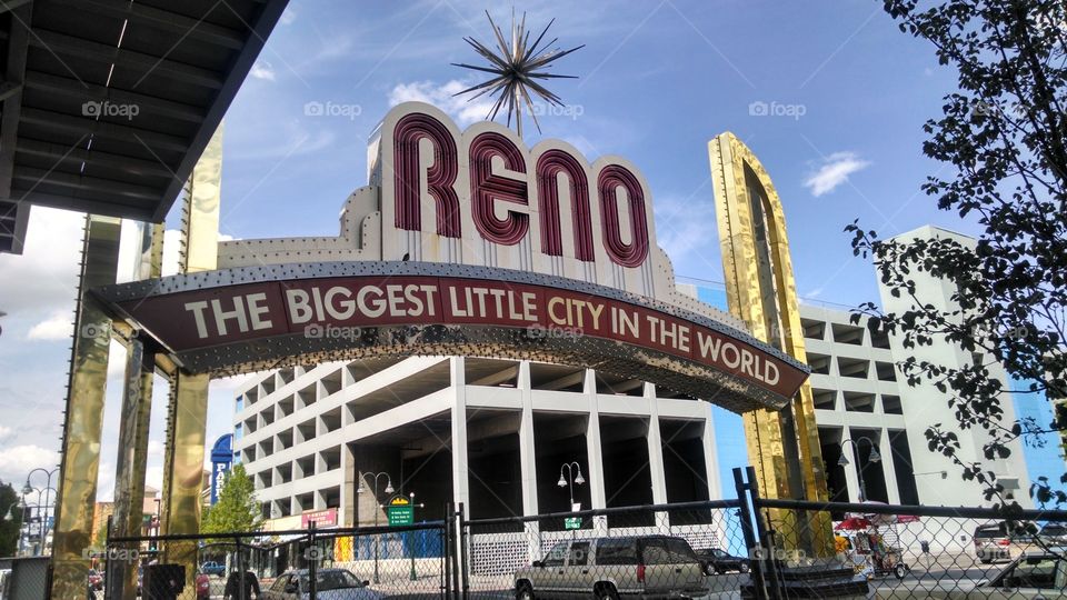 Biggest little city.. A pic of the Reno sign in Reno, NV.