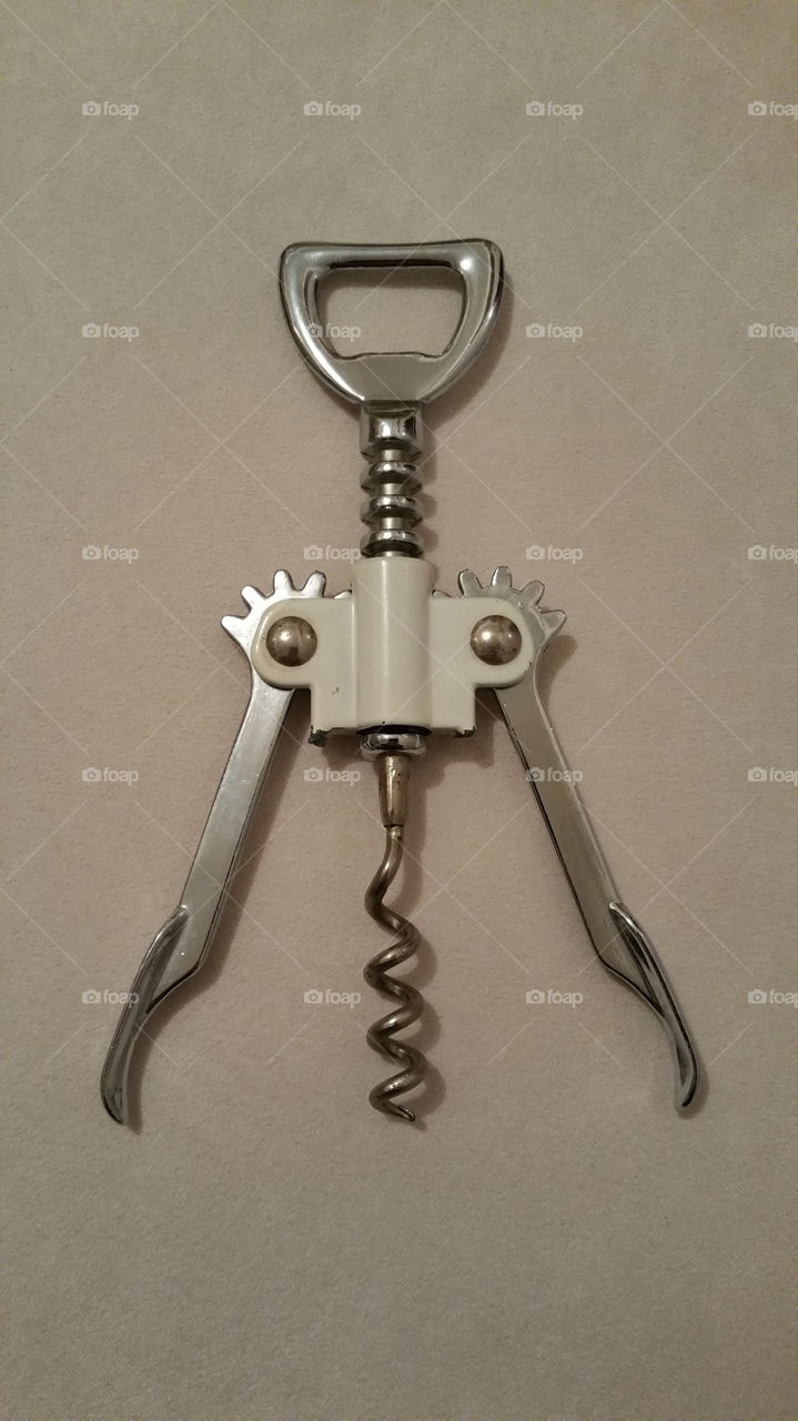 Close-up of corkscrew