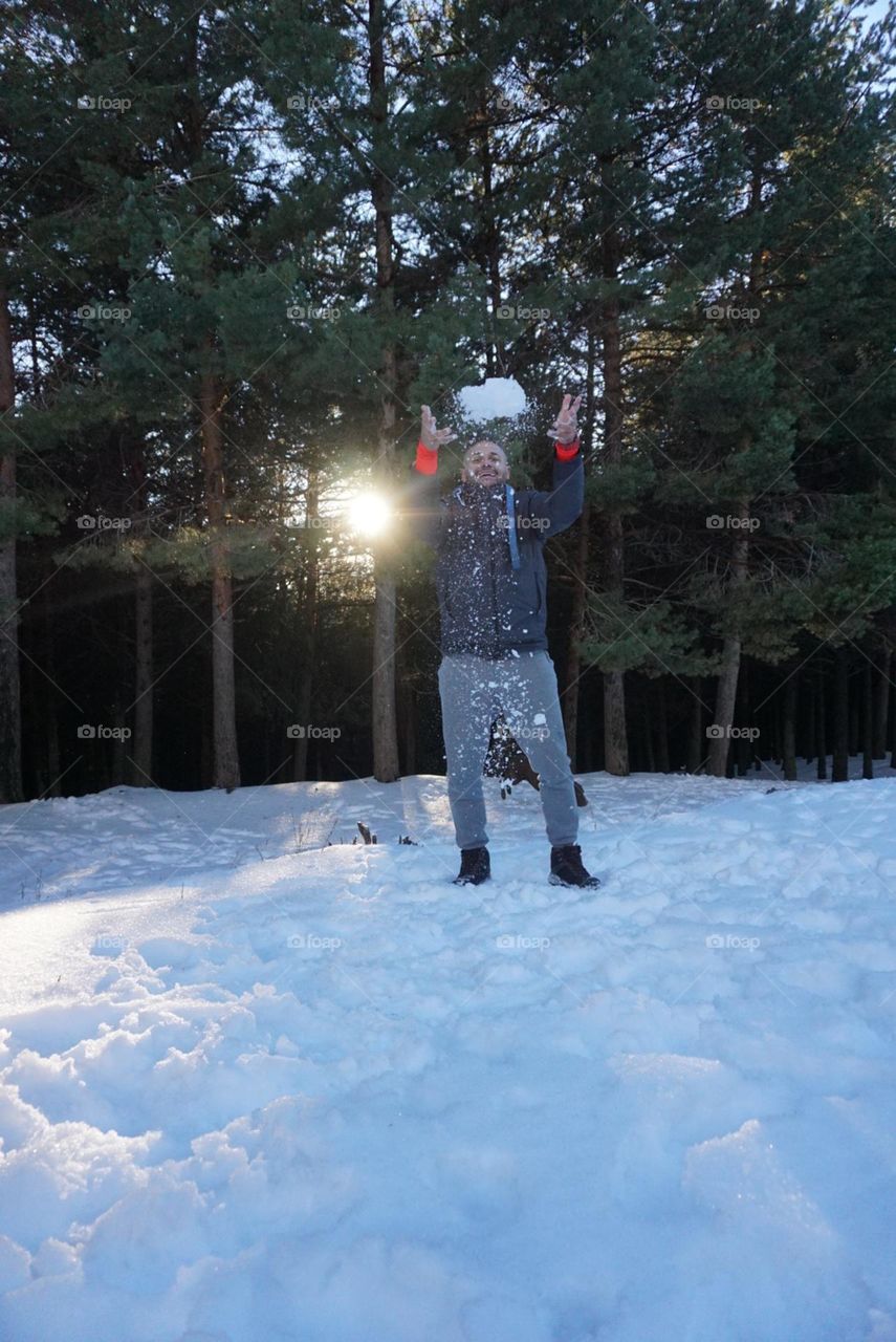 Snow#trees#winter#human