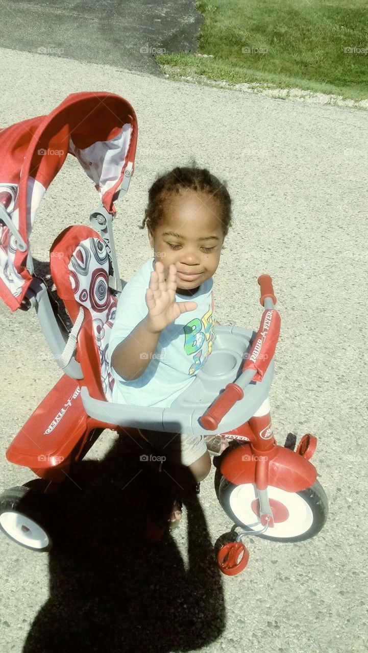 My Boy on Trike
