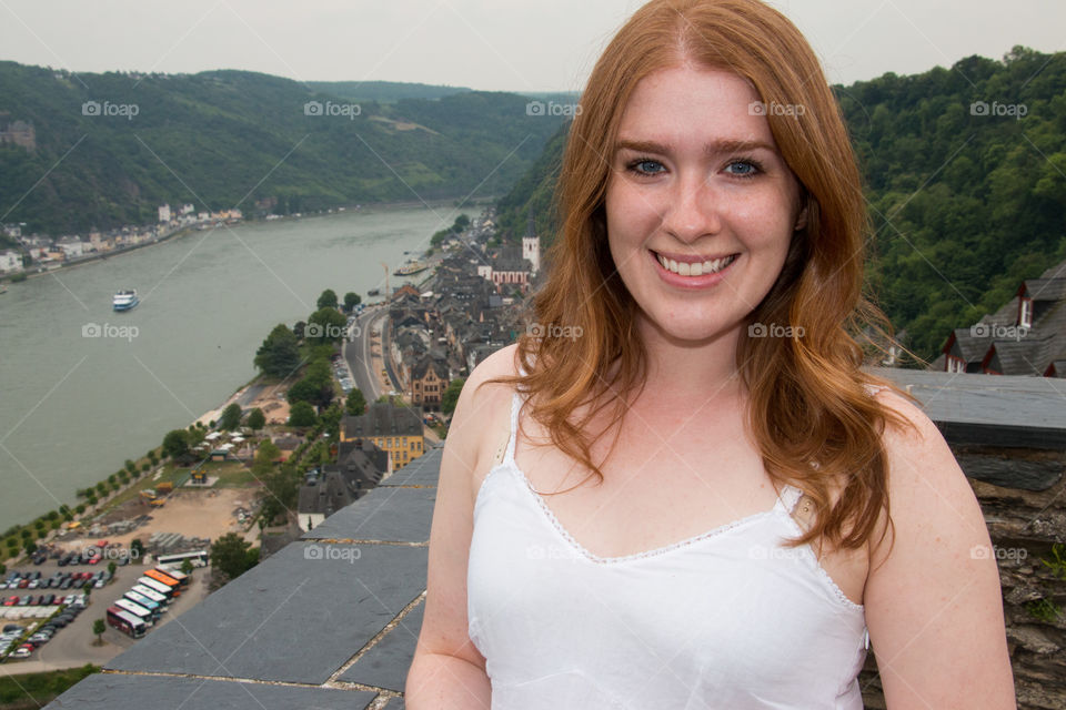 Portrait of smiling young woman