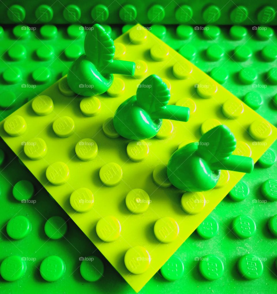 Lego Green Apples