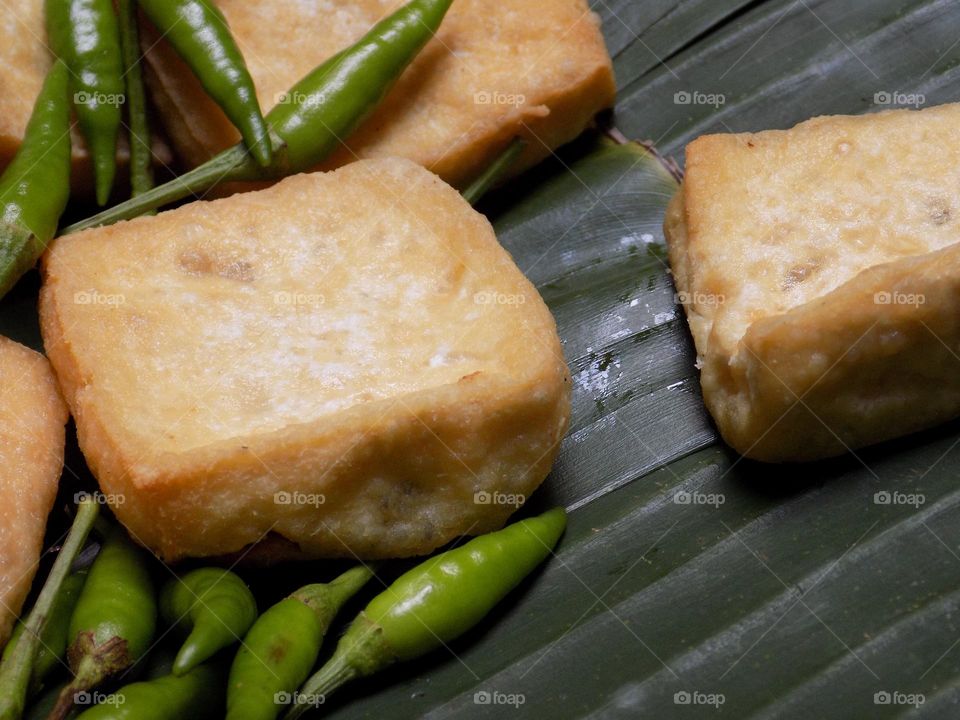 Fried tofu