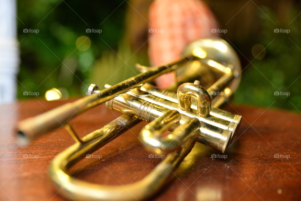 Trumpet closeup