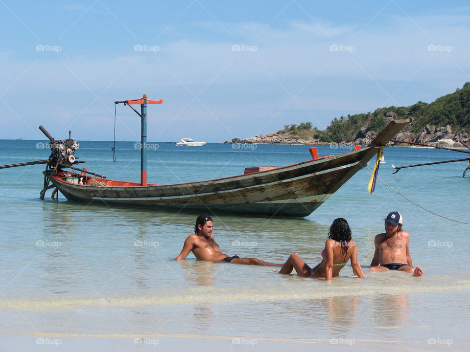 beach people woman water by hofit25