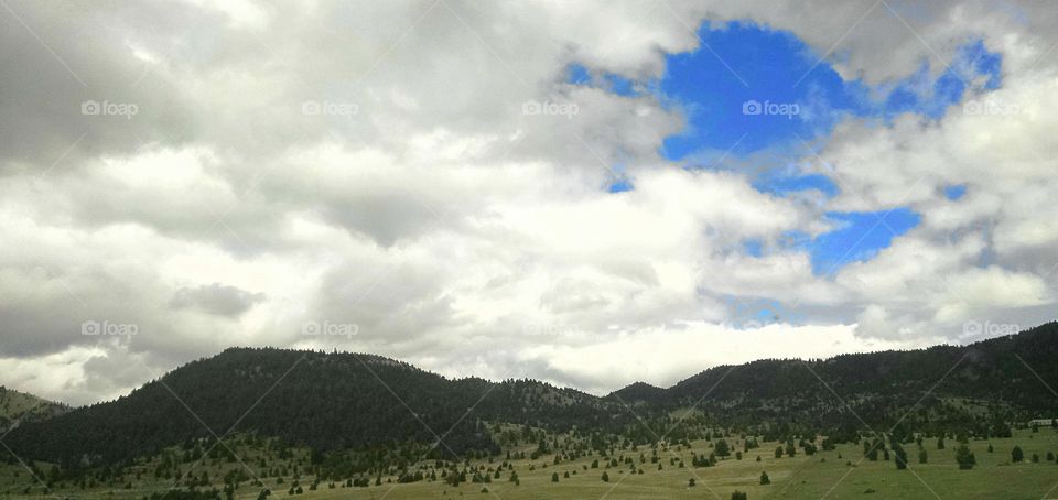 Fresh Country. The plain countryside of Montana.