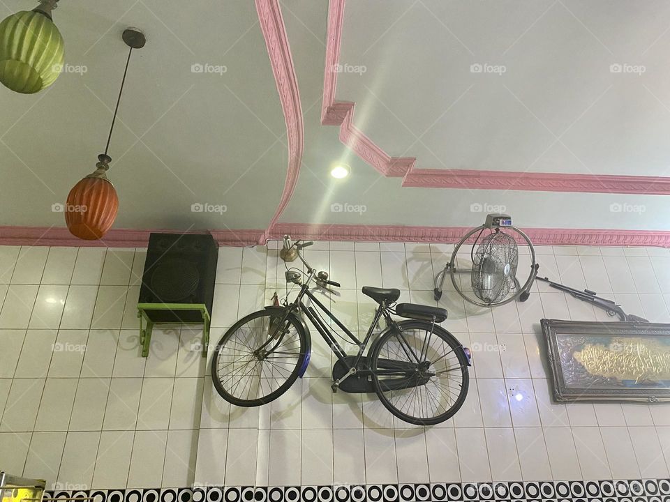 Unique cafe interior