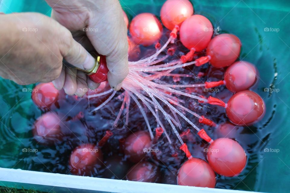 Water balloons
