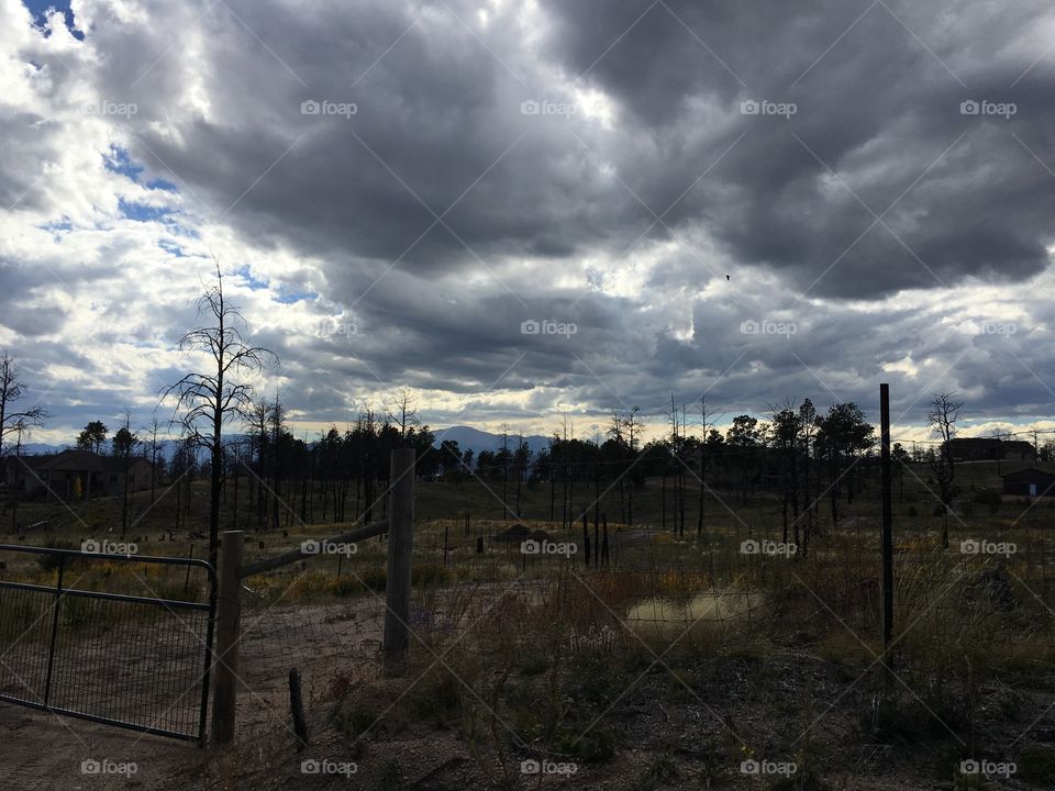 Storm clouds