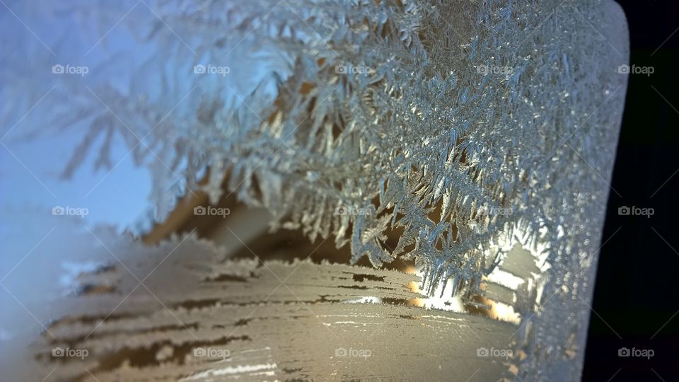 frost on the window