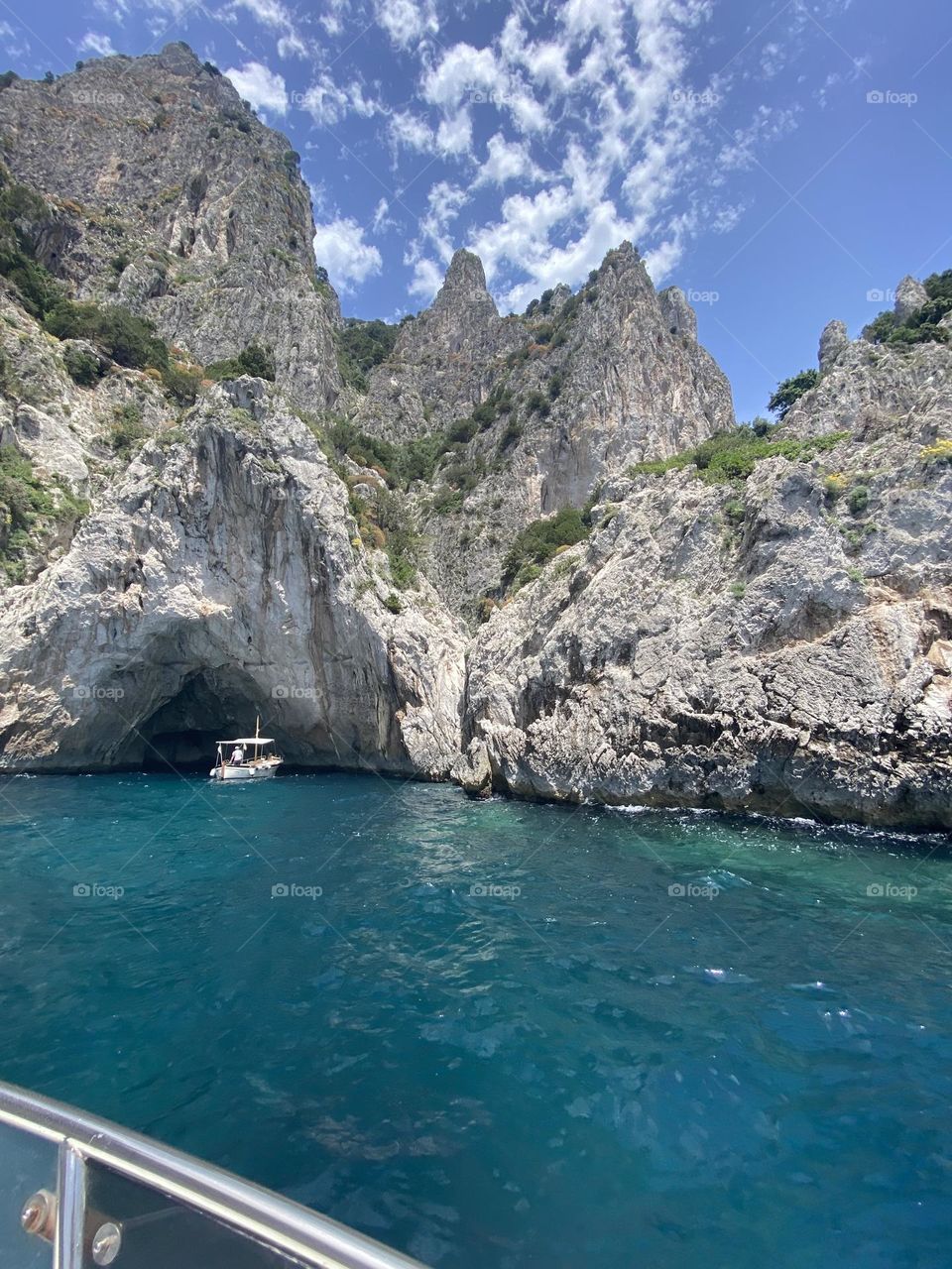 Grottos in Capri, Italy
