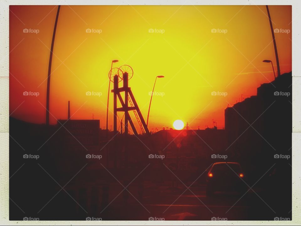 Atardecer en la unión