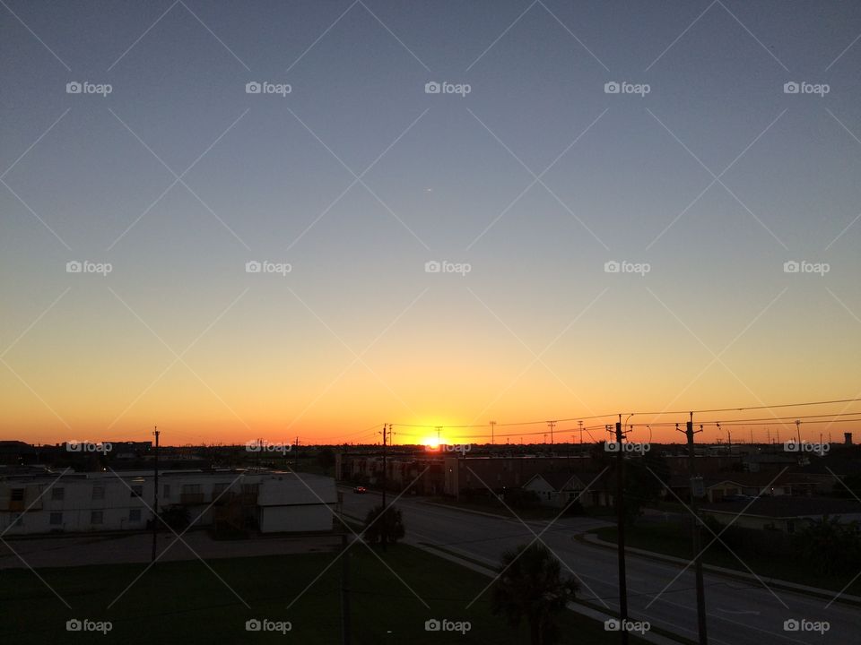 Sunset Galveston