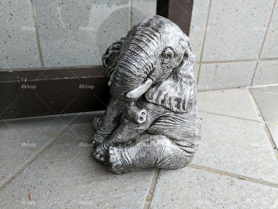 elephant door stop