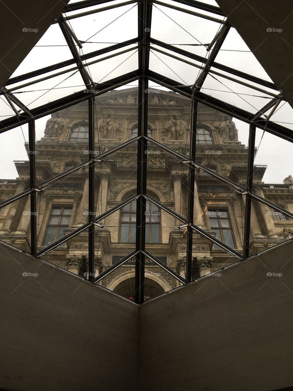 Pyramid Windows of the Louvre 