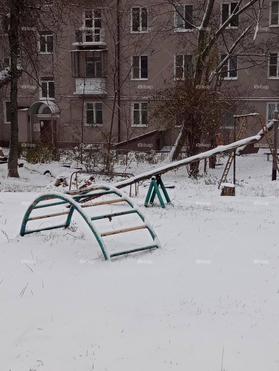 winter in a Russian city