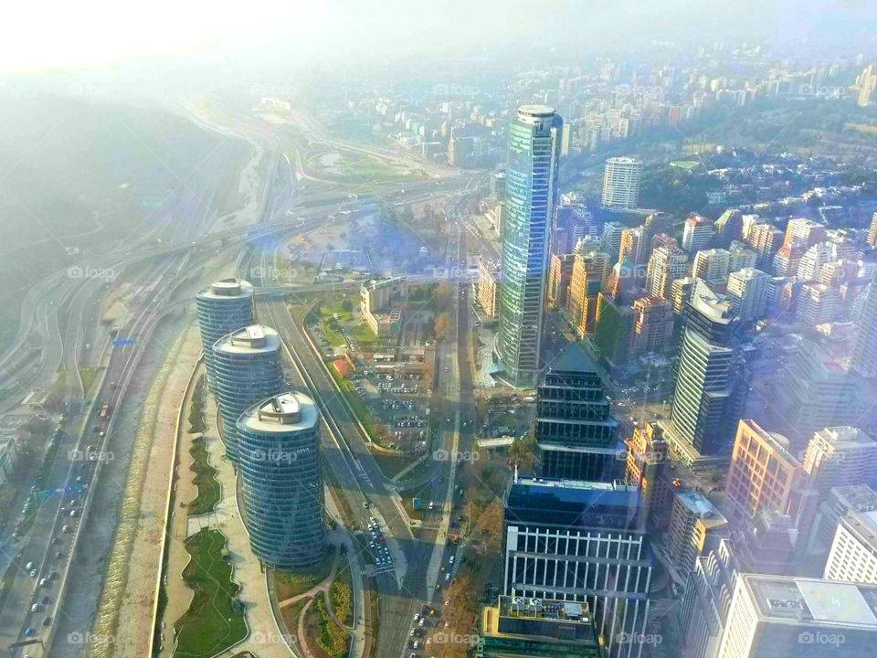 View from Gran Torre Santiago