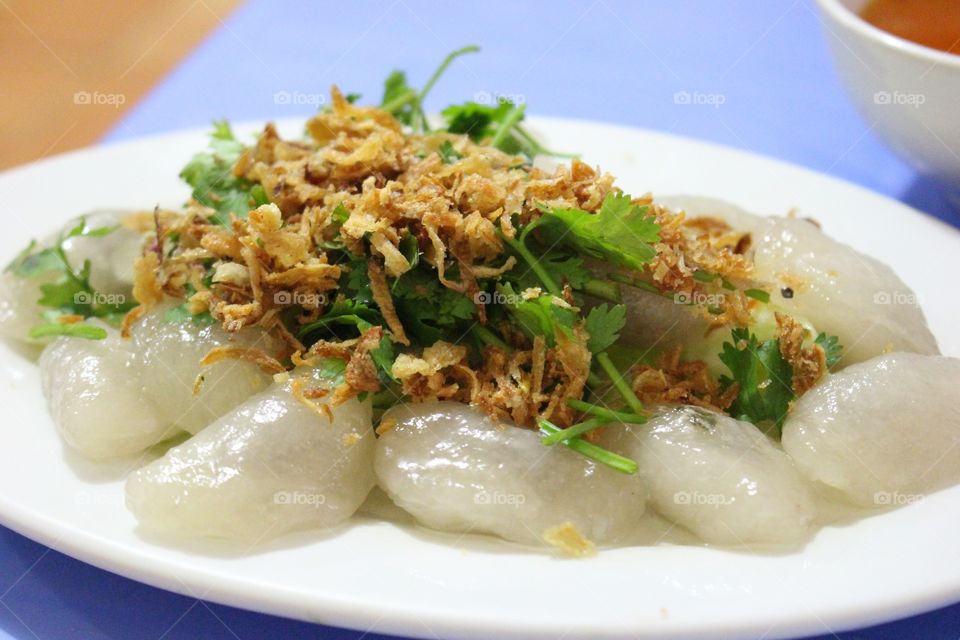 food vietnamese " Banh beo"