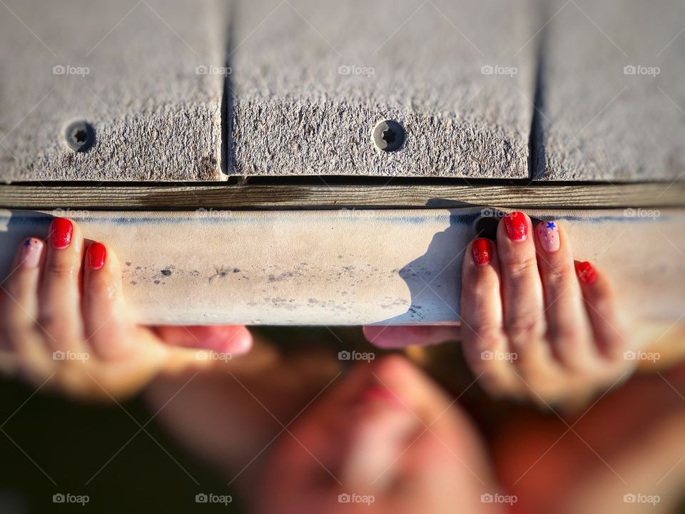 Lifestyle photography Fun at the Lake Dock!