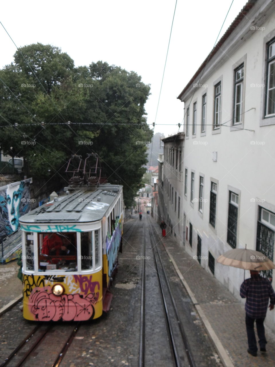 Uphill tram
