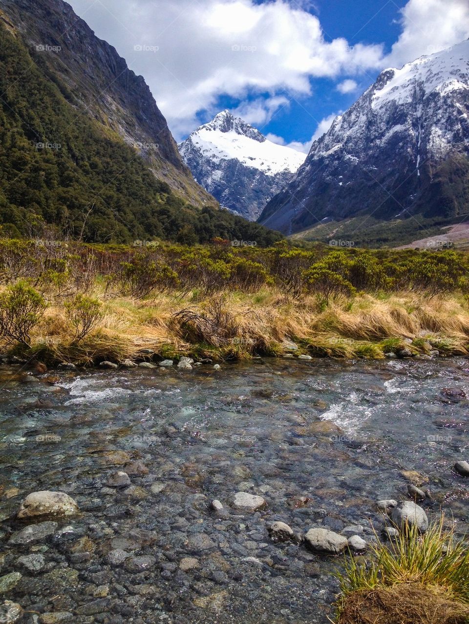 River among the mountains