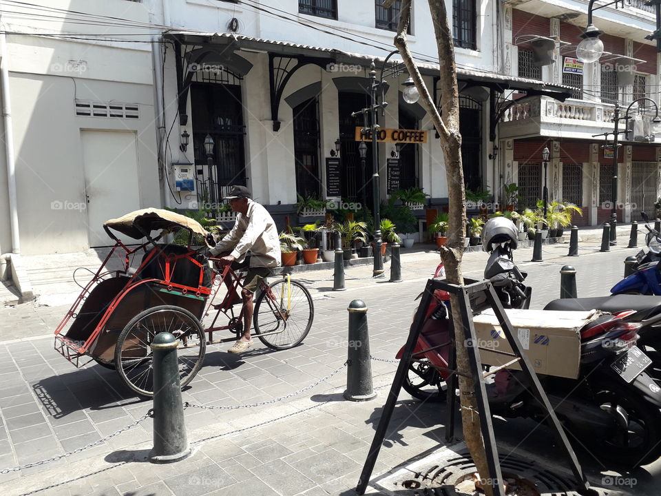 The Old City called as The Little Amsterdam of Semarang, Indonesia