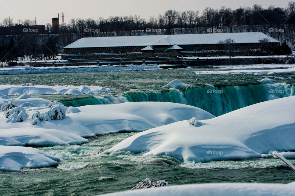 Niagara Falls in winter