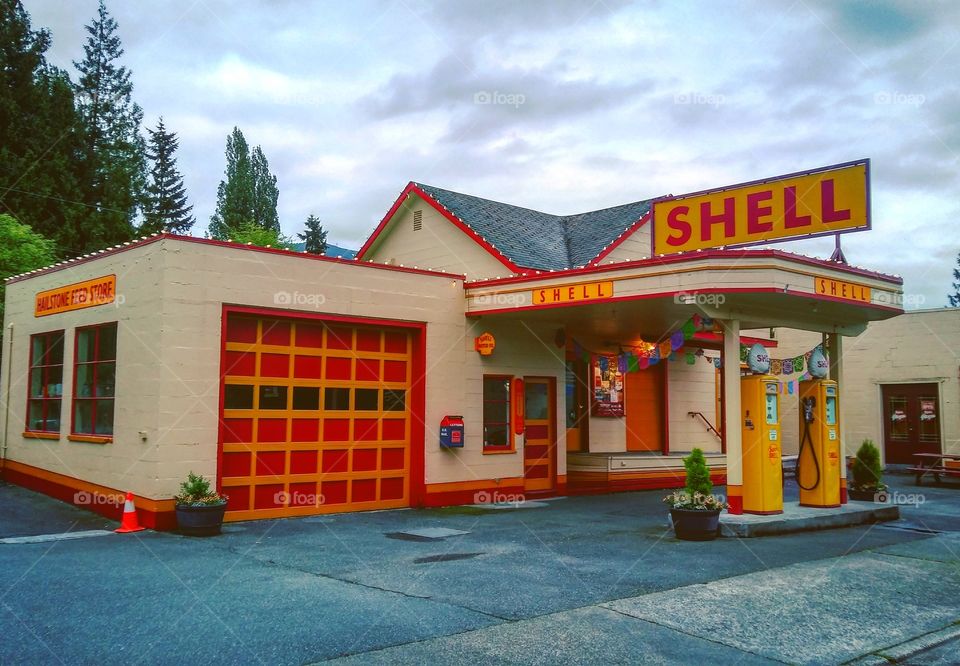 Shell station Snoqualmie