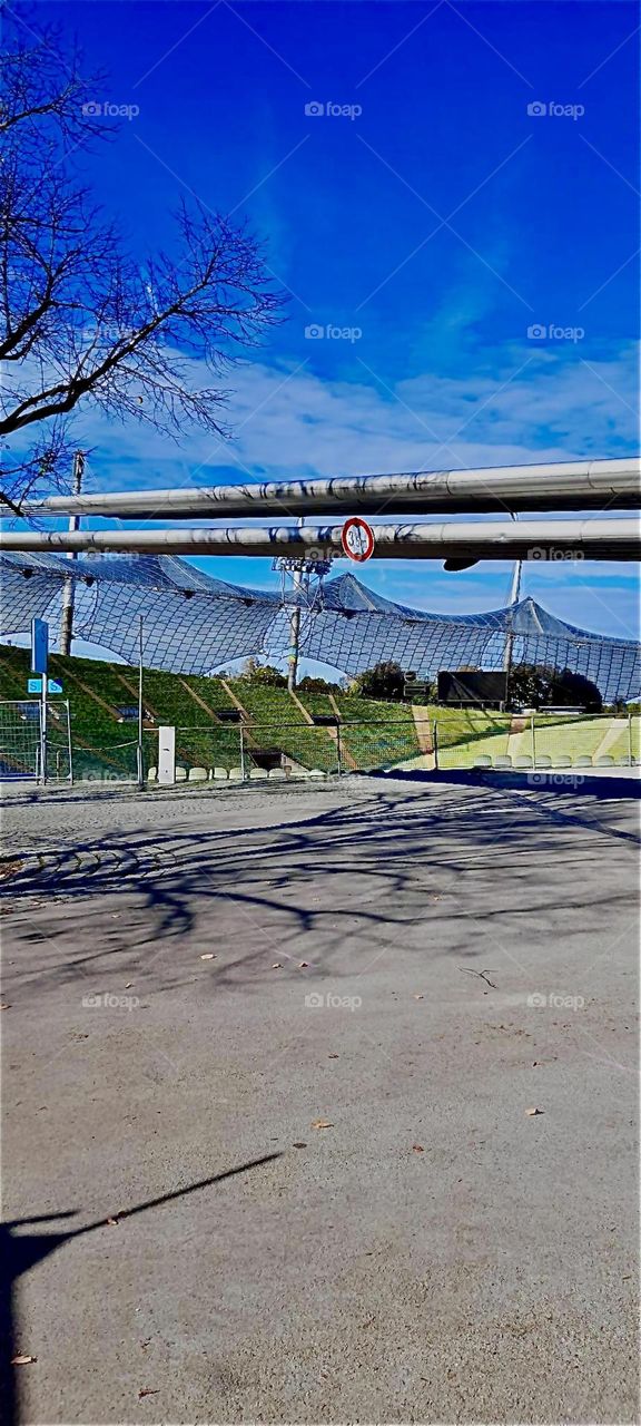 The stadium that was built specifically to accommodate the „Olympic Games“ of 1972 in „München“ or „Munich“ the capital of „Bavaria“ is still there today over 50 years later. 2023. Hypnotic Productions