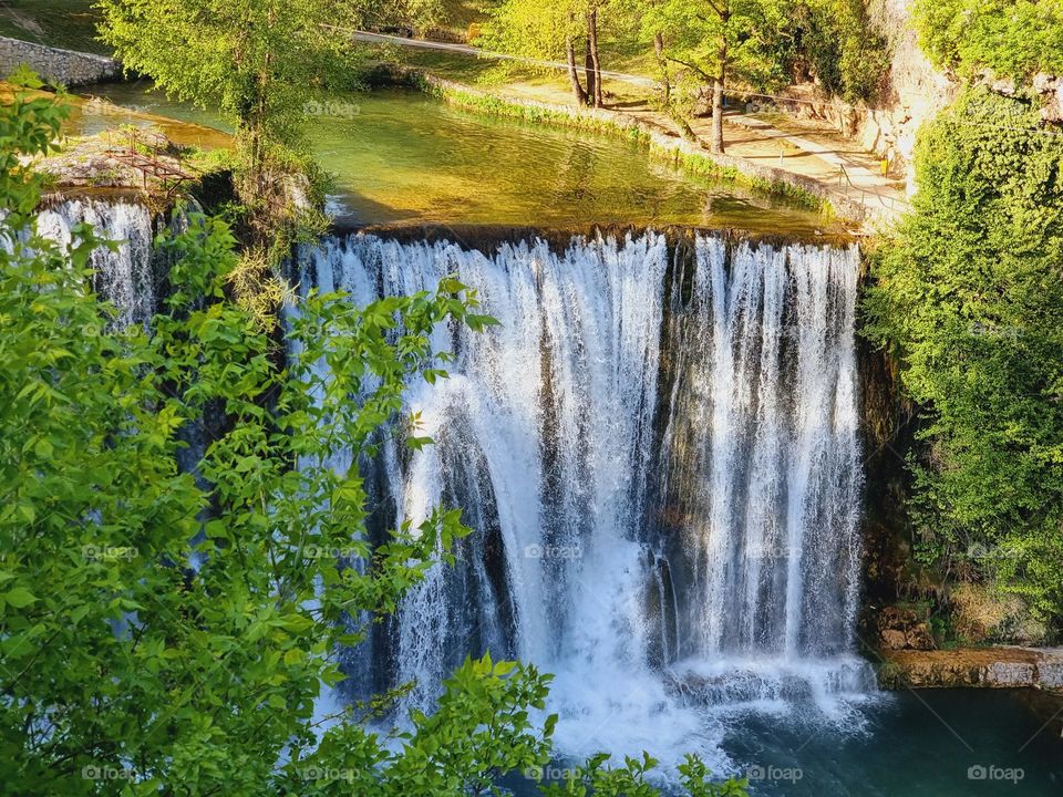 Majestic waterfall