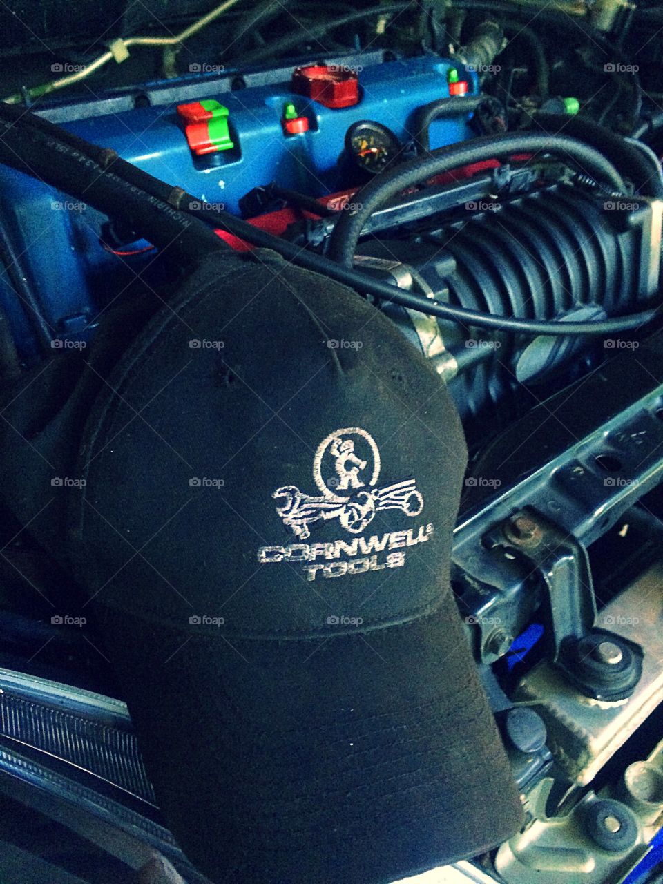 A mechanics hat