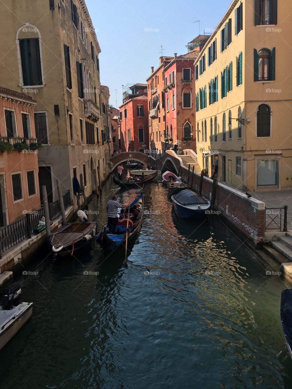 Quaint canals of Venice
