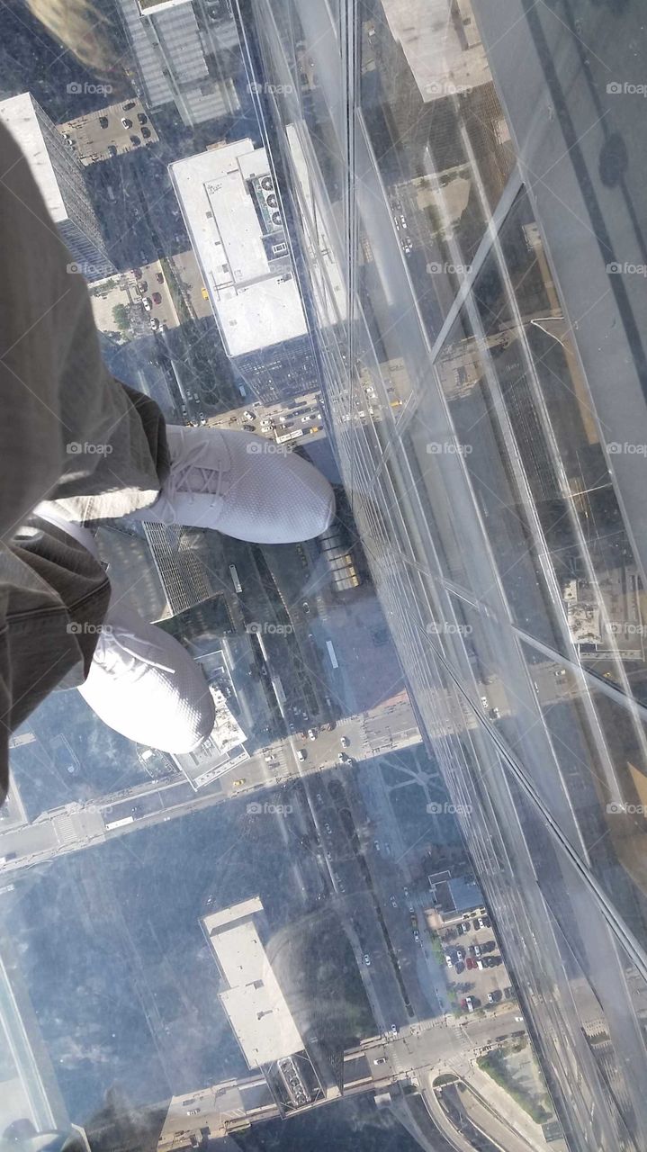 Standing over Chicago