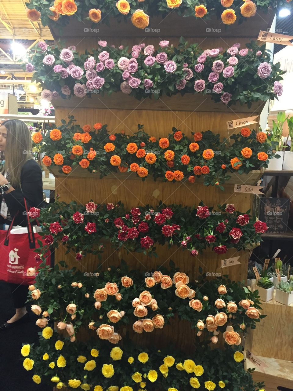 Flowers expo in New Orleans. 
