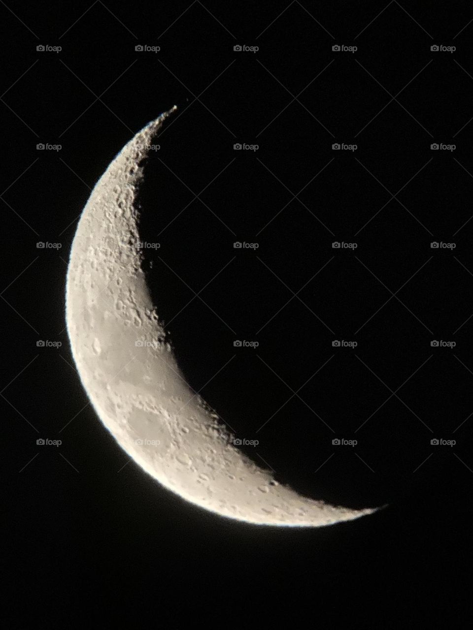 Viewing a Waxing Crescent from New Zealand 