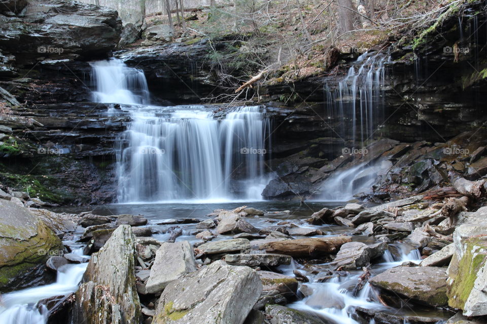 Multiple cascading falls