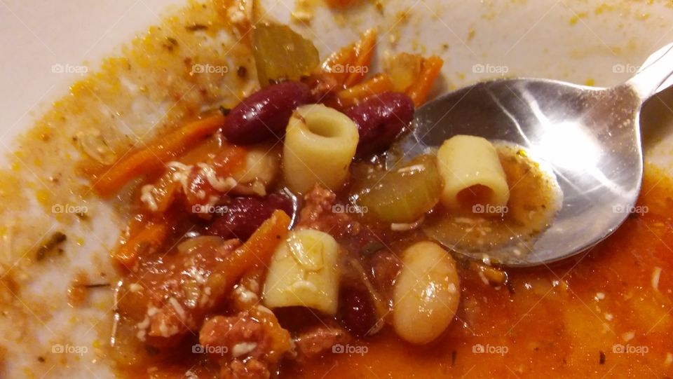 pasta with beans soup