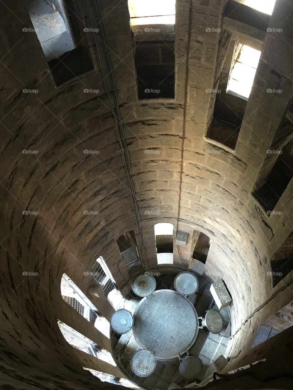 One part of the Sagrada Familia tower