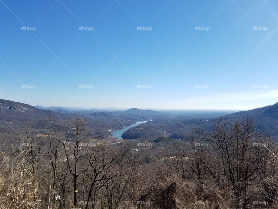 panorama of mountain view