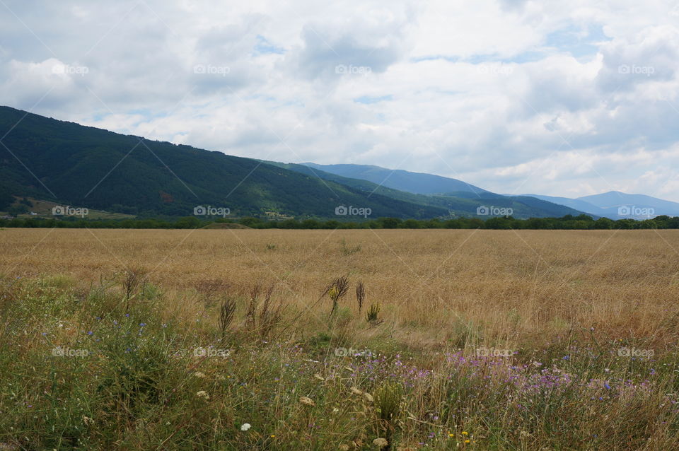 Balkan mountains landscape